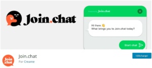 join chat plugin capture depuis wordpress.org